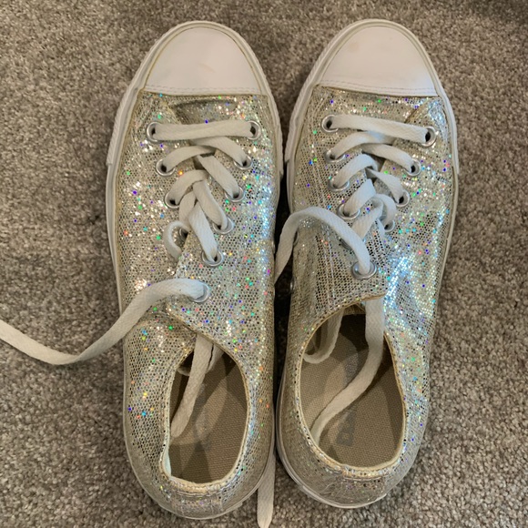 sparkly converse for prom